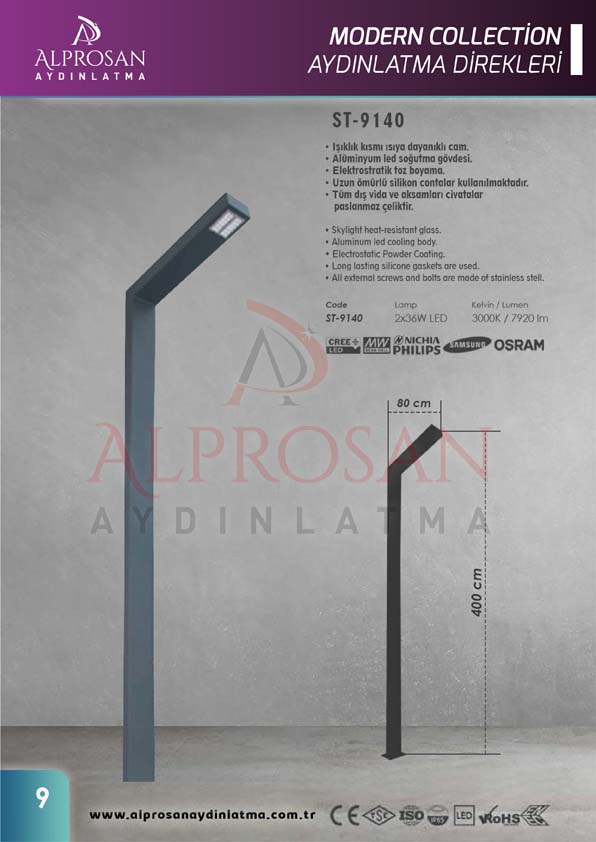 Modern Collection Aydınlatma Direkleri