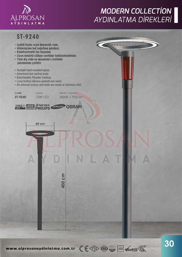 Modern Collection Aydınlatma Direkleri