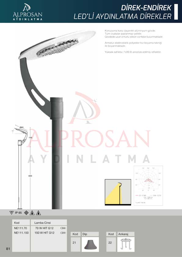 Direk ve Endirek Ledli Direkleri